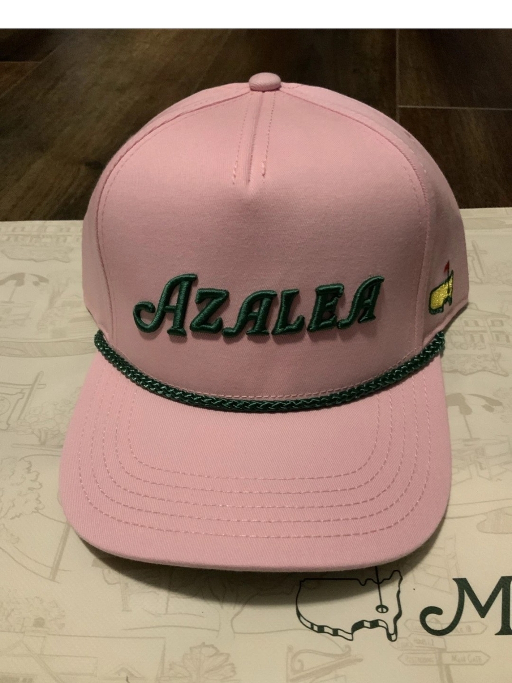 2026 Masters Tournament Azalea Pink Rope Hat Cap Augusta National Golf Club